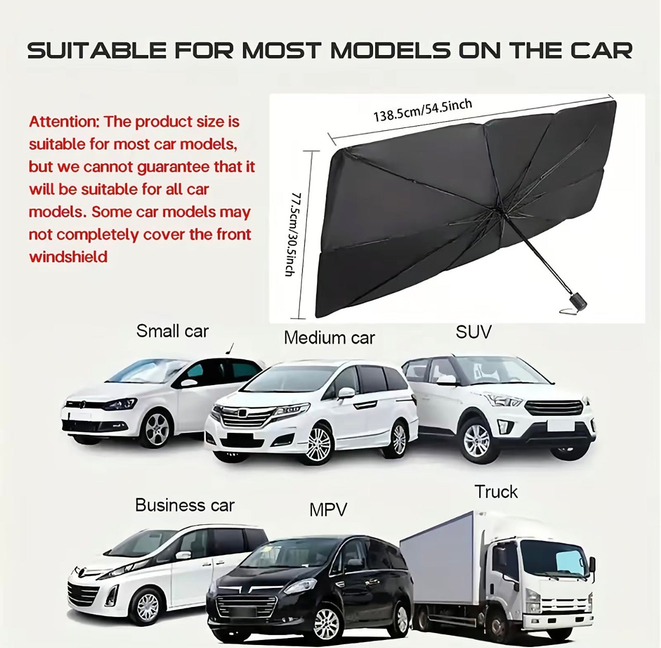Reflective Car Windshield Sunshade