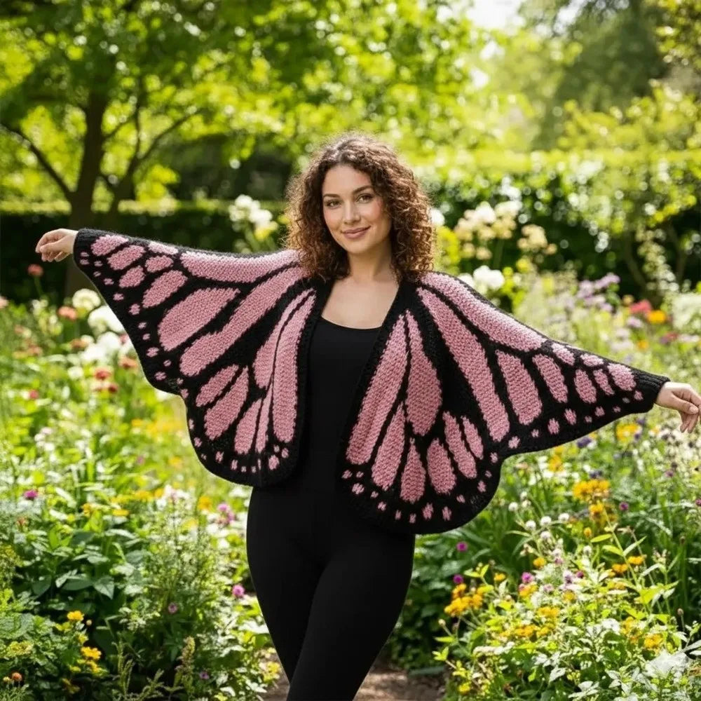ButterGlow™ Cardigan 🦋✨ – Handmade Elegance, Everyday Comfort