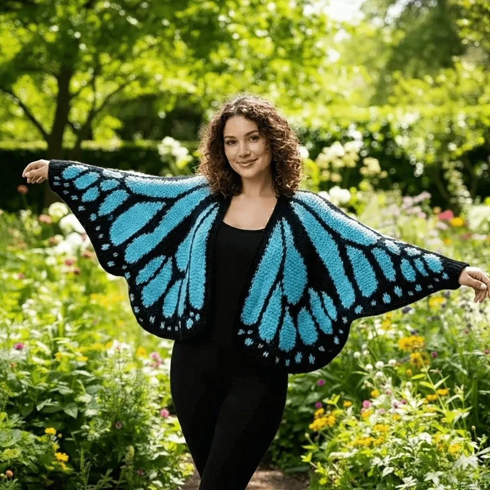 ButterGlow™ Cardigan 🦋✨ – Handmade Elegance, Everyday Comfort