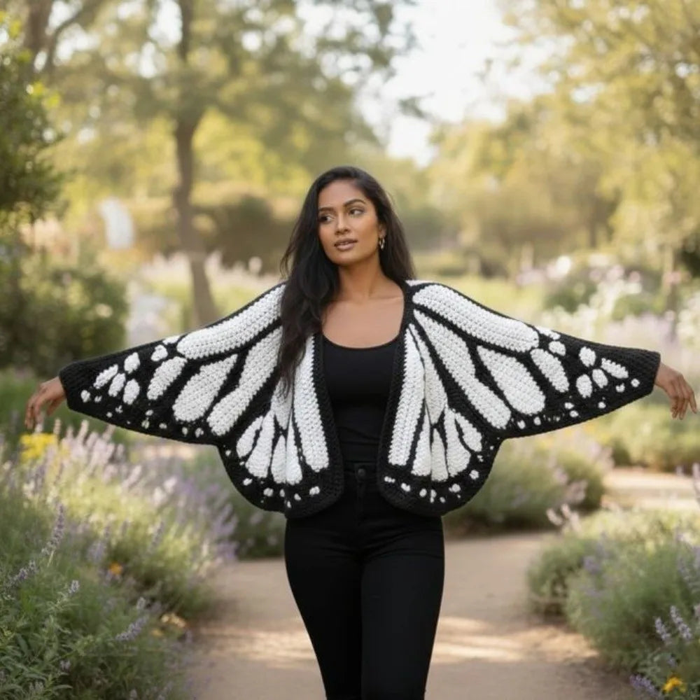 ButterGlow™ Cardigan 🦋✨ – Handmade Elegance, Everyday Comfort