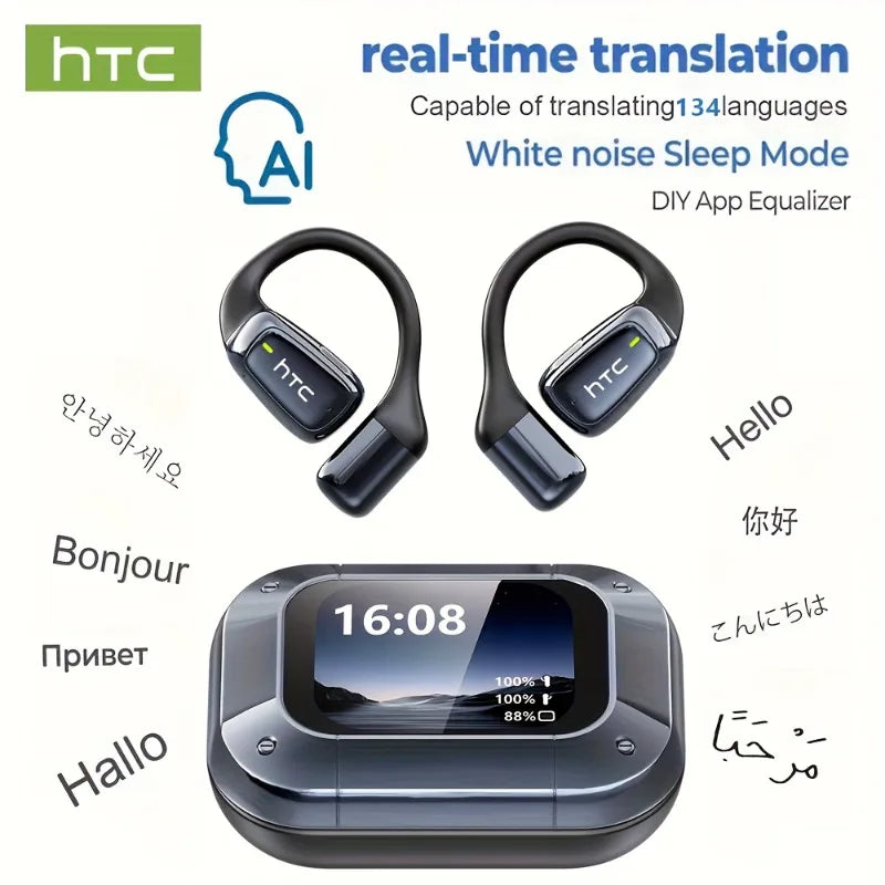 AI Translator Earbuds – Real-Time 134 Language Translation Bluetooth