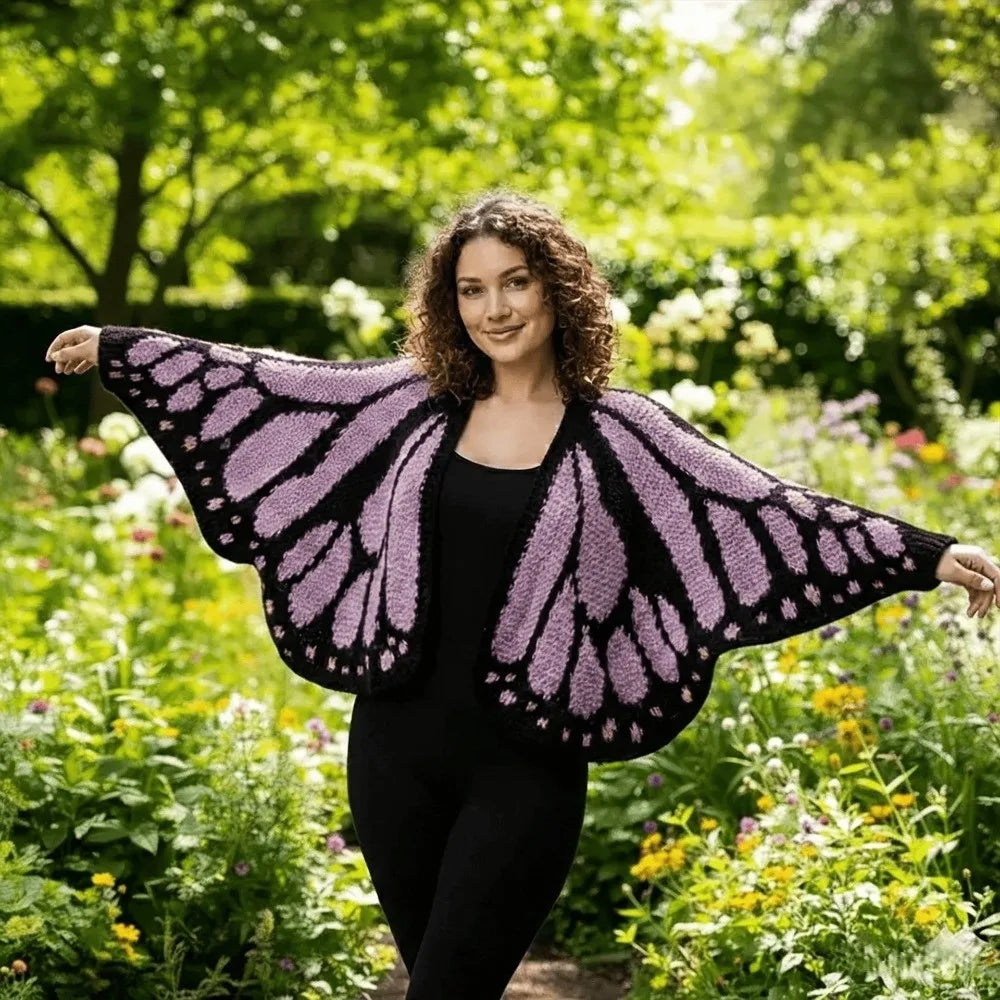 ButterGlow™ Cardigan 🦋✨ – Handmade Elegance, Everyday Comfort